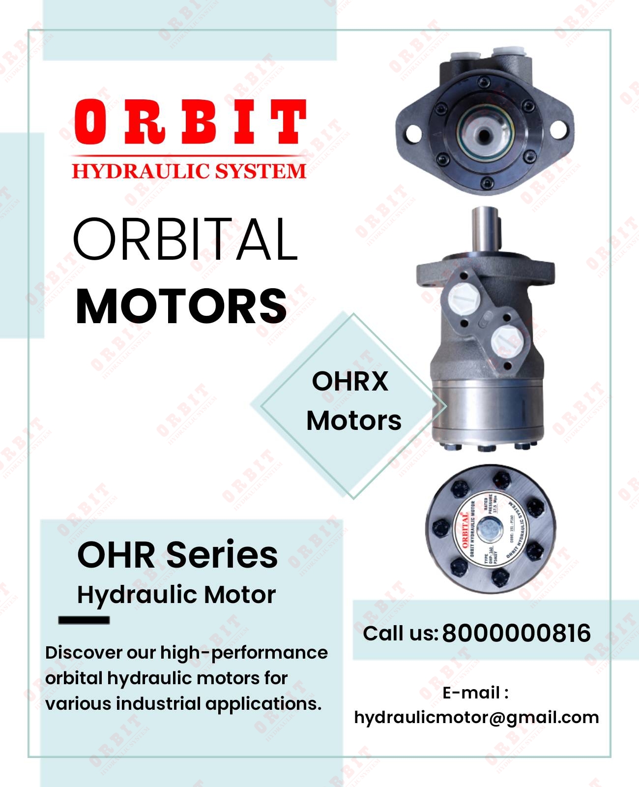 OMH-500 151H1035 White Hydraulic Motor
